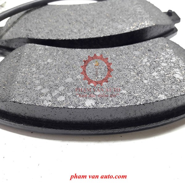 Má phanh trước Ford Transit mã 6C112K021AE, Bố thắng trước ô tô  Transit má mềm mạt ánh đồng hàng JMC Phạm Văn auto