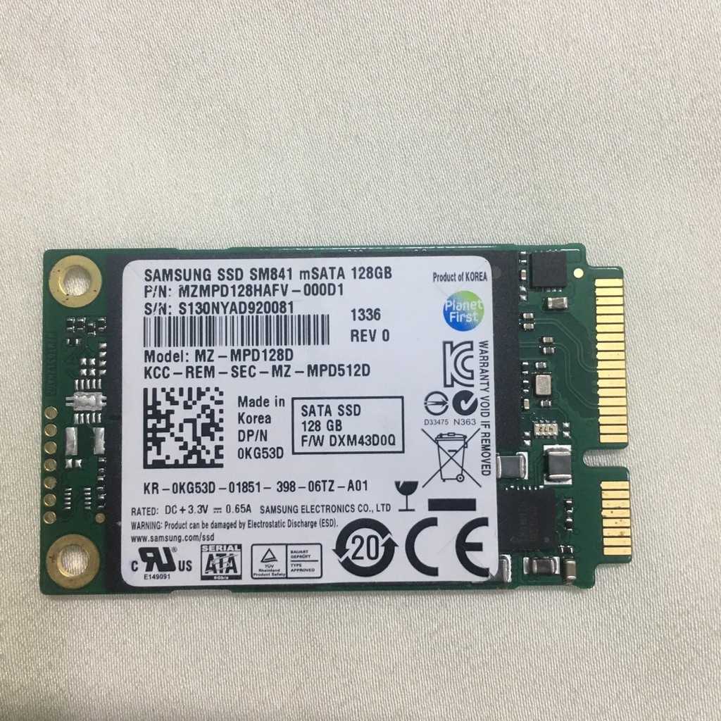 Ổ cứng SSD MSATA  - M2 SATA 128Gb, 256Gb
