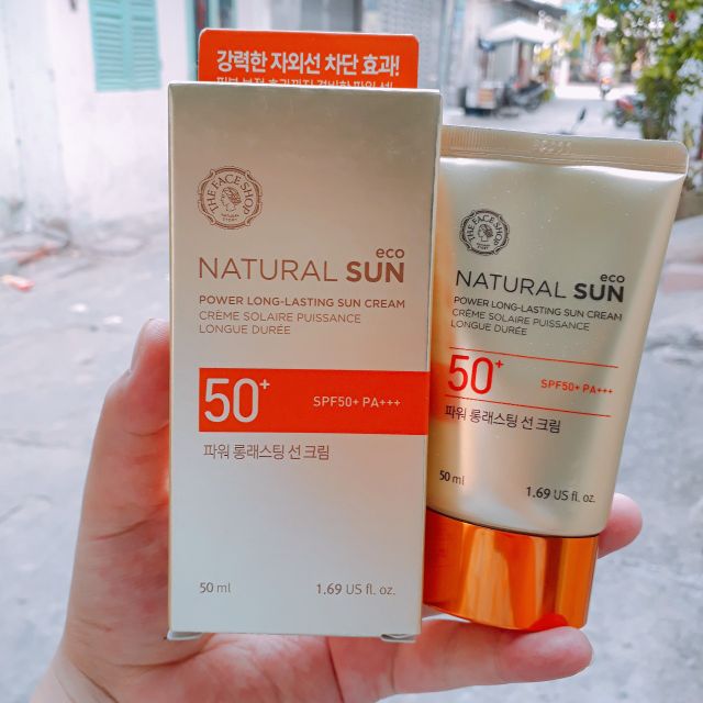 Kem chống nắng Natural Sun Eco Power Long Lasting Sun Cream SPF50+