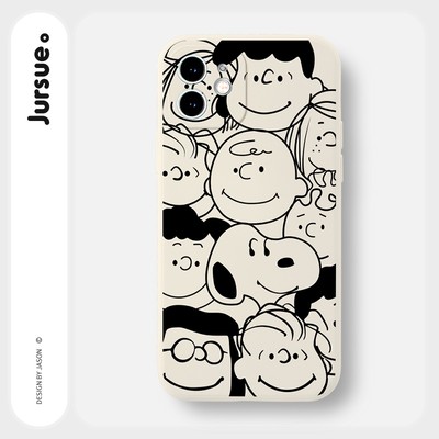 Ốp lưng JURSUE silicon mềm hoạt hình dễ thương đẹp cho iPhone 17 16 15 14 13 12 11 Pro Max SE 2020 X XR XS ip 8 7 Plus kute Y46