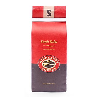 Cafe rang xay nguyên chất Highlands pha phin Sành điệu 200gram