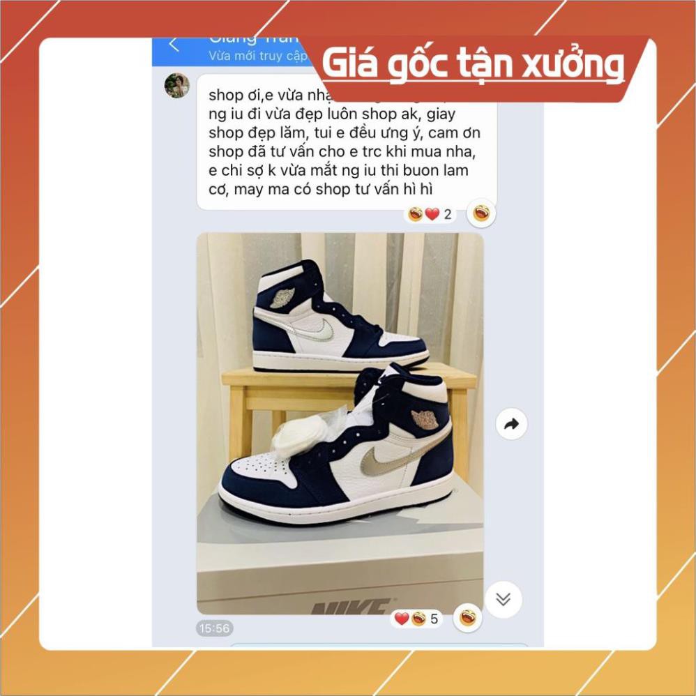 [FreeShip+ Hàng Xịn]  Giày Sneaker Cổ Cao | JD1 | Giày Thể Thao - Jordan 1 High COJP Midnight Navy