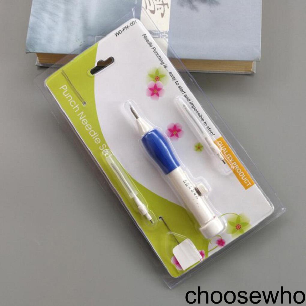 [CHOO] 3 Size Embroidery Punch Needle Stitching Tool Set