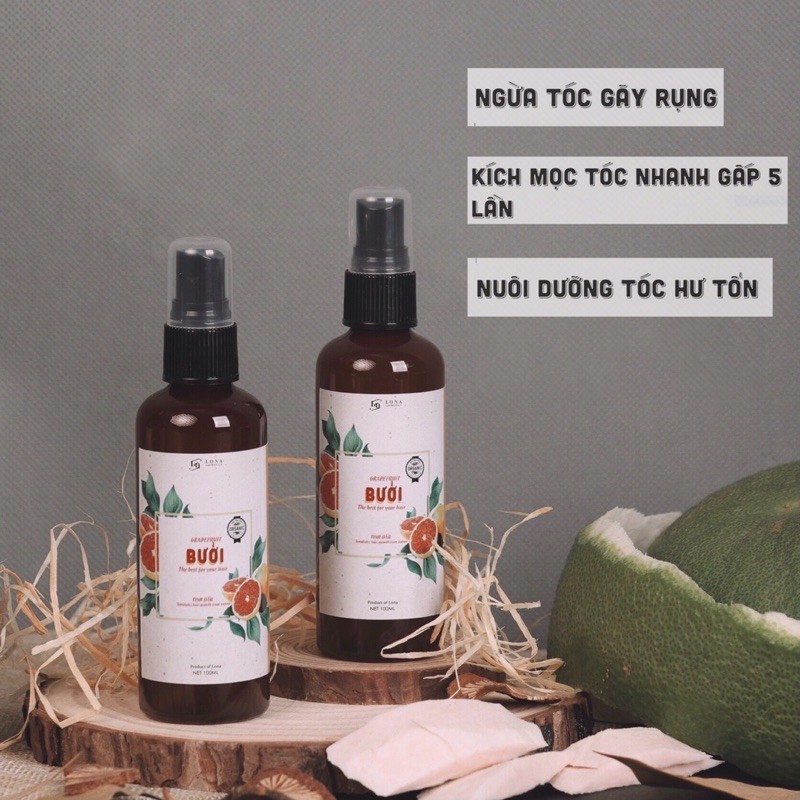 [RẺ NHẤT 2020] TINH CHẤT DƯỠNG TÓC BƯỞI 100ml – Kích mọc tóc gấp 5 lần, giúp tóc mọc dày đều | BigBuy360 - bigbuy360.vn