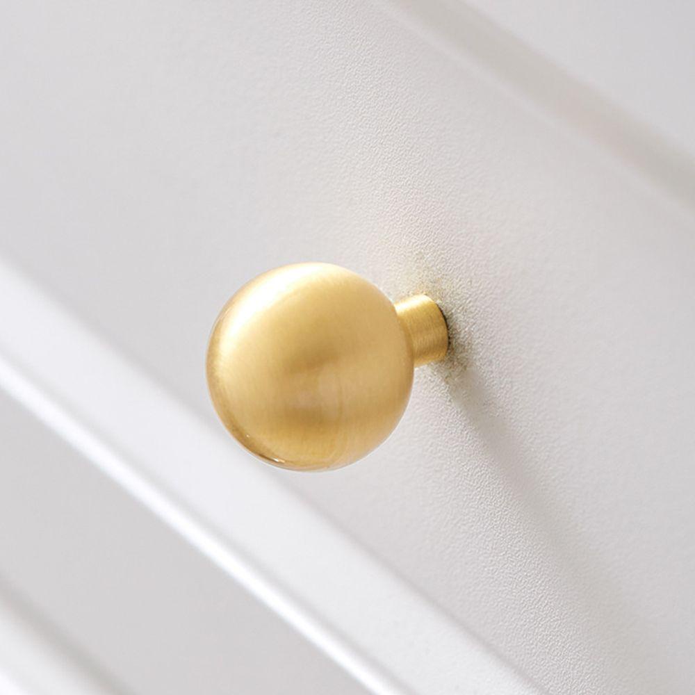 KUNHEV Tay Nắm Cửa Tủ Hình Hoa Mẫu Đơn Đính Hạt Cườm Đơn Giản