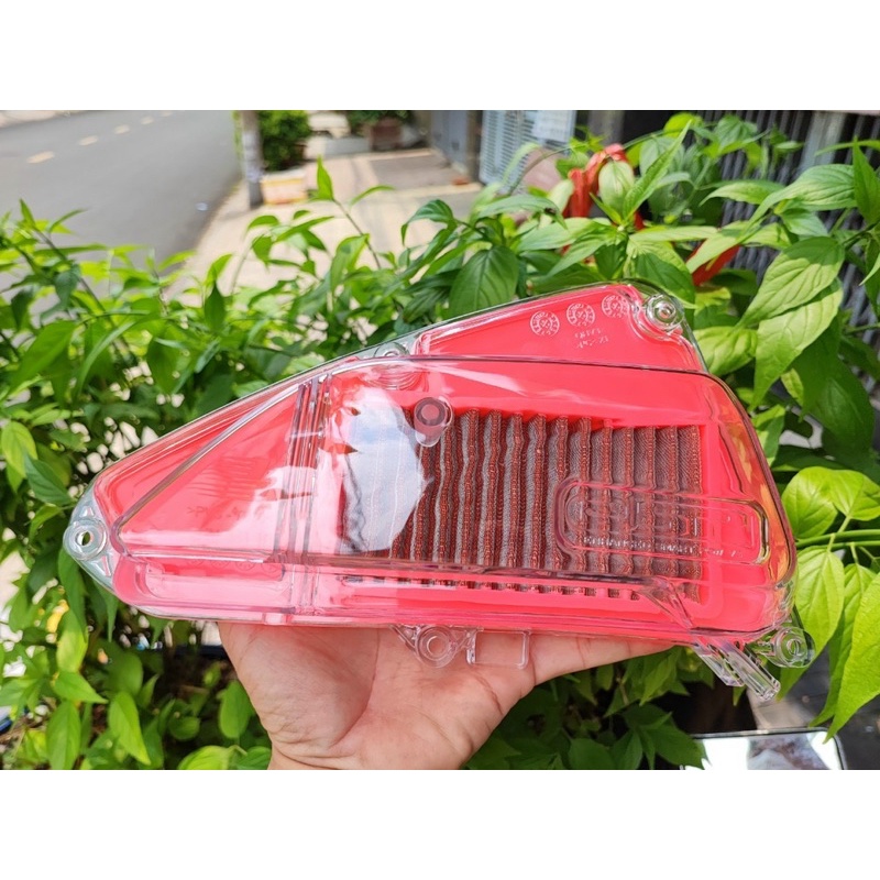 Nắp Pô E &amp; Lọc Gió Thép SCOOPY 2021-&gt;2023 Trong Suốt