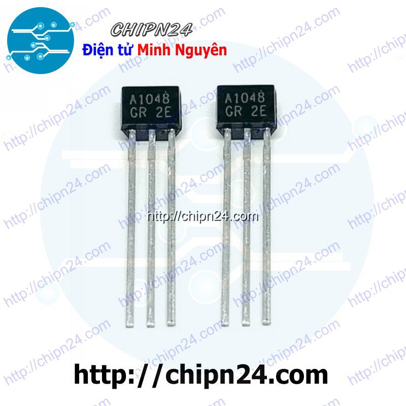 [3 CON] Transistor A1048 TO-92S PNP 150mA 50V (80MHz 200mW 2SA1048 1048)