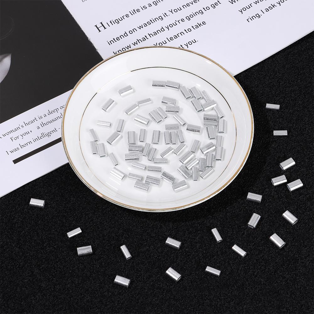 MUVAKO Ống Dây Câu Cá Kép Bằng Thép Không Gỉ 1.0-2.0mm