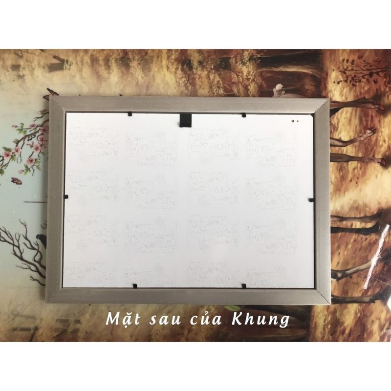 Khung Ảnh A4 ( 20x30 cm)(mặt khung bằng mica) để bàn, treo tường.