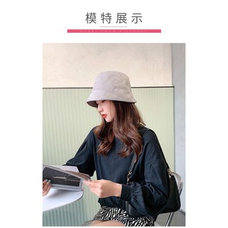 [200] Mũ da lộn sẵn 4 màu