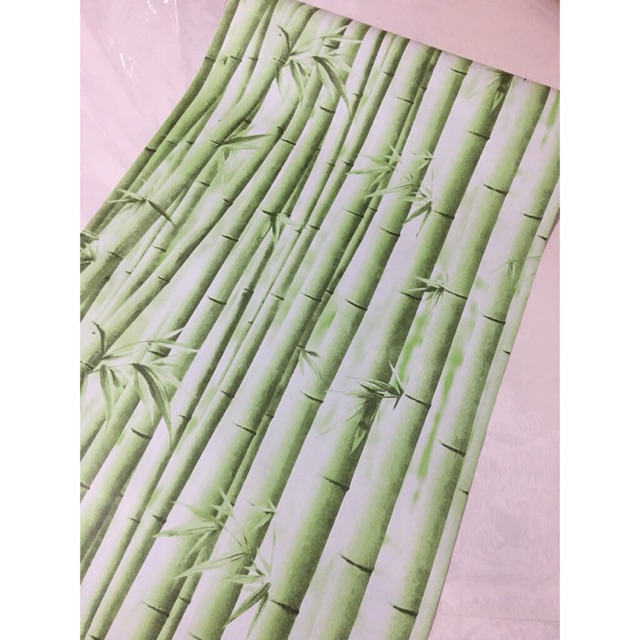 [xã] CUỘN 10M GIẤY DÁN TƯỜNG MÃ CÂY TRÚC 02 ( DECAL CUỘN CÓ KEO SẴN) - kèm ảnh thật