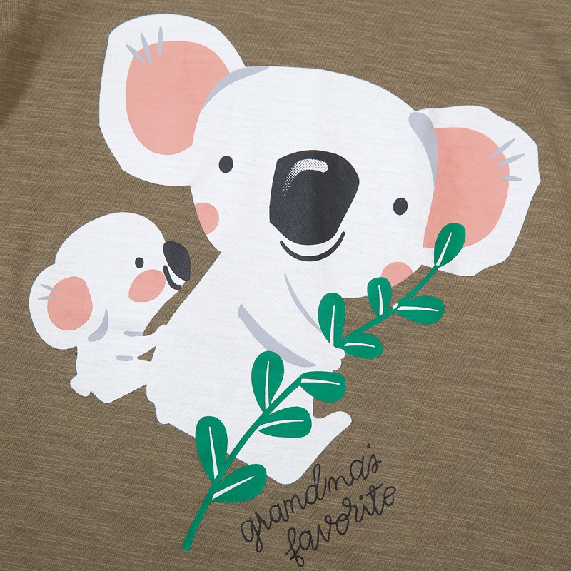 Bộ Áo Liền Quần In Hình Hoạt Hình Dễ Thương Cho Trẻ Sơ Sinh