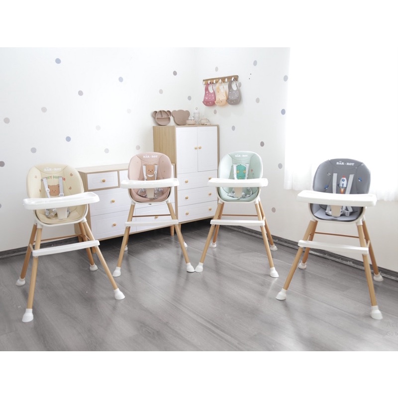 Ghế ăn dặm đa năng Bar rot cho bé từ 5 tháng đến 5 tuổi