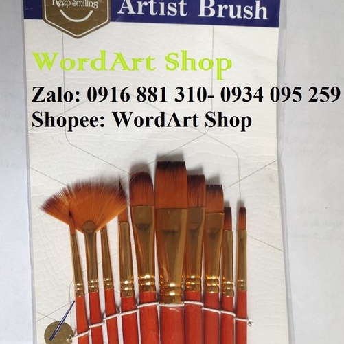 Cọ Bộ A6303 Artist Brush, Bộ Cọ Yipinxuan Artists Brushes 10 Cây