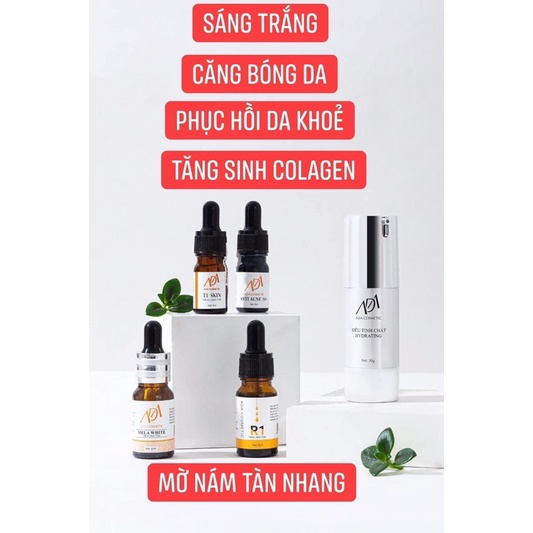 Bộ 5  Căng bóng- Trẻ hoá ( tặng tẩy tế bào chết)- ADA GROUP