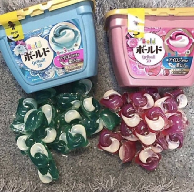 💗🌺🌸Viên Giặt, Tẩy, Xả Gel Ball Ariel 3D 3in1 của Nhật Bản - 18 viên/hộp🌸🌺💗