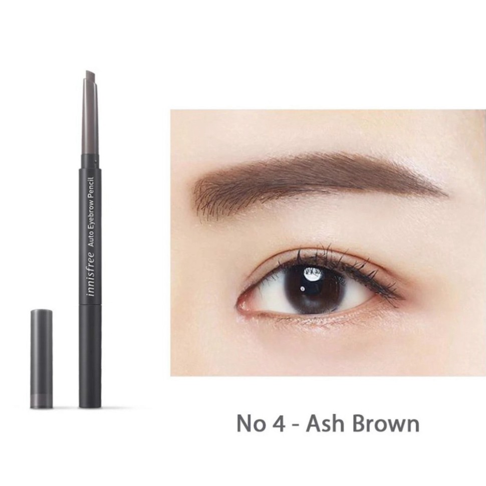 Chì Kẻ Chân Mày Innisfree Auto Eyebrow Pencil, Chì Kẻ Chân Mày Đầu Mảnh Tự Nhiên Xuất Xứ Hàn Quốc