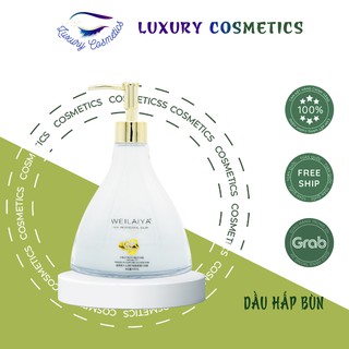 : Kem hấp ủ tóc Weilaiya bùn khoáng 500ml, phục hồi tóc xơ hư tổn