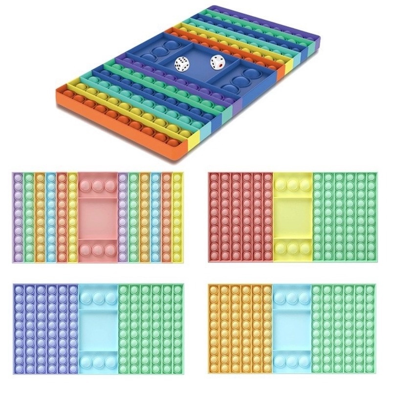 kích thước lớn Push Pop It fidget Đồ chơi giải trí thông minh, giảm căng thẳng hiệu quả cho người lớn, trẻ em@SFVN