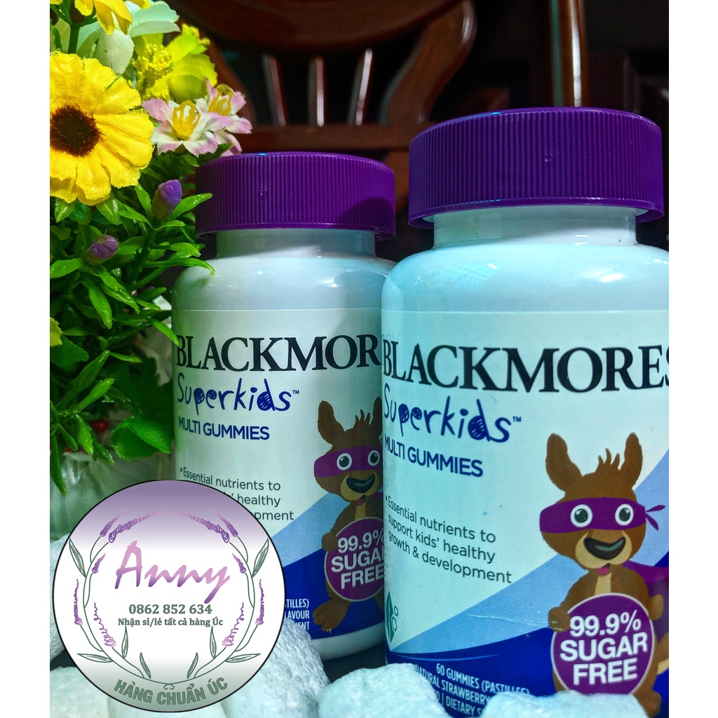 Kẹo Bổ Sung Vitamin Tổng Hợp Cho Trẻ Em - Blackmores SuperKids Multi Gummies Úc - 60 viên