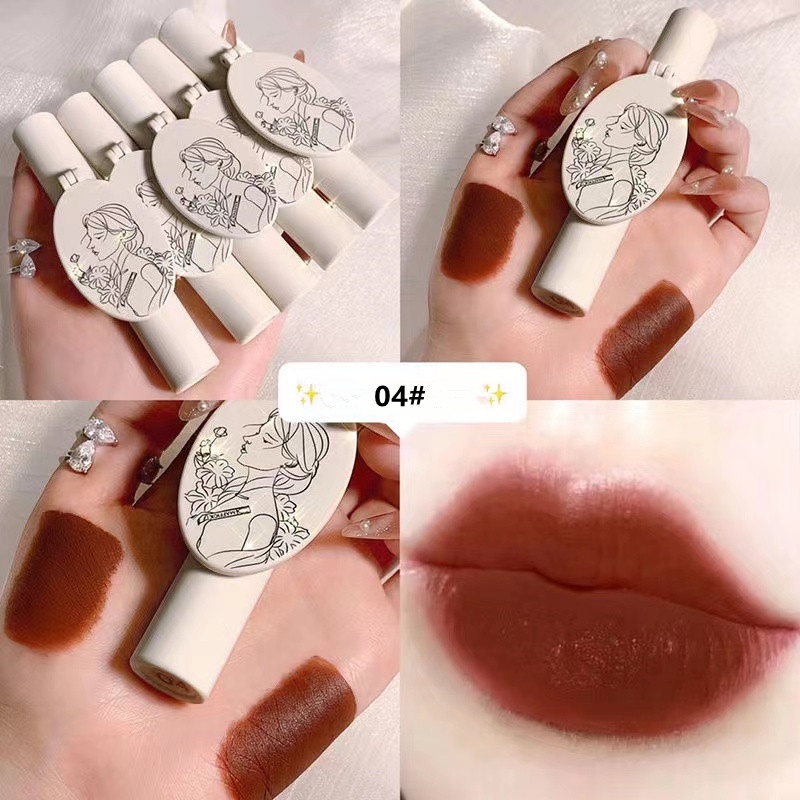 Son môi Maffick dưỡng ẩm màu nâu dâu tây mờ phù hợp cho học sinh sử dụng hàng ngày | BigBuy360 - bigbuy360.vn
