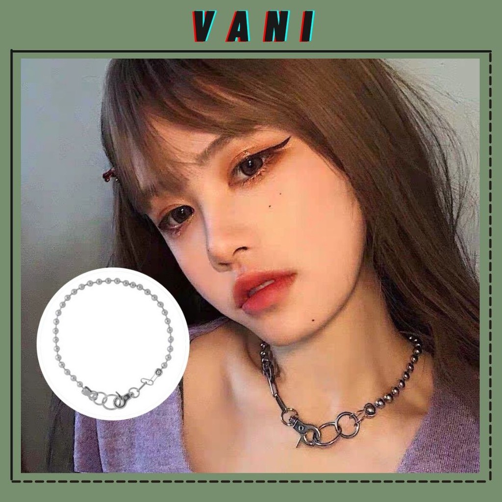 Choker, Dây Chuyền Bi Lớn Khóa Chốt Độc Đáo, Cá Tính - Vani Store [TS000415-O203]