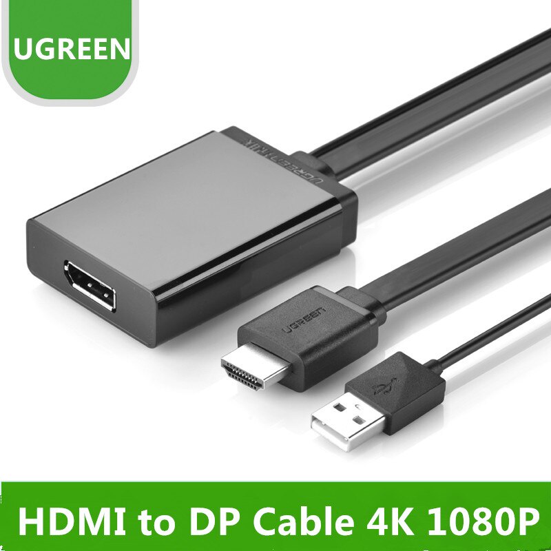 Bộ Chuyển HDMI Và USB Sang DisplayPort Cao Cấp, UGREEN 40238 Chính Hãng