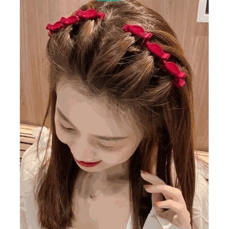 Phụ Kiện Kẹp Tóc Mái Bện Thời Trang Thu Đông Cho Nữ