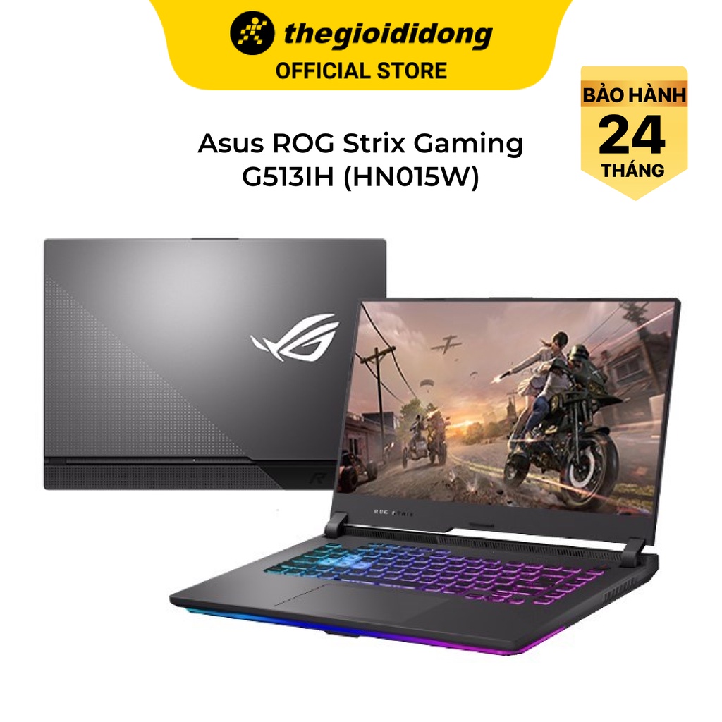 Asus G513IH R7 4800H/8GB/512GB/4GB GTX1650/15.6"F/144Hz/Win11/(HN015W)/Xám