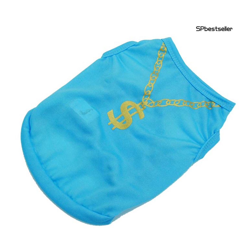 Áo thun sát nách mềm mại thoải mái thời trang mùa hè cho thú cưng