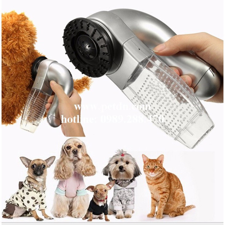 MÁY HÚT TỰ ĐỘNG LẤY LÔNG RỤNG CHO CHÓ MÈO SHED PAL (tặng pin)