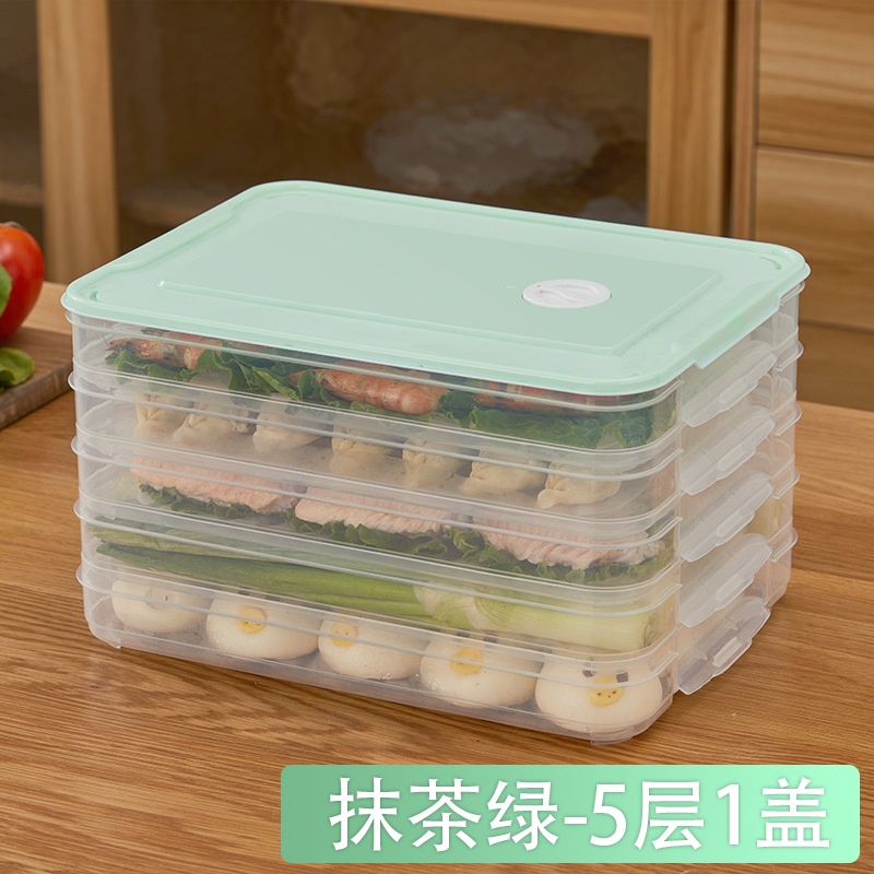 Hộp Đựng Bánh Bao Đông Lạnh Nhiều Tầng Bằng PP Wonton