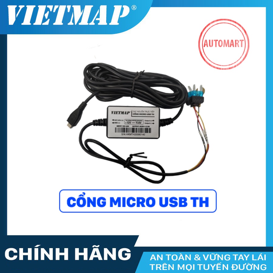 Dây nguồn trực tiếp cho camera hành trình