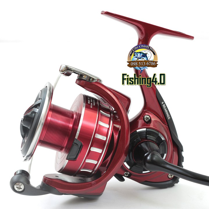 MÁY CÂU DAIWA BGRR - LT 3000D - XH - LT 5000D - CXH - LT 6000D - H - LT 8000P ( BG ĐỎ ) - SIÊU PHẨM 2020 - SIÊU NHẸ - SI