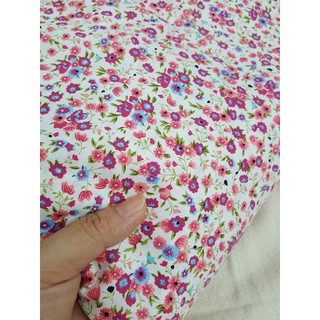 Vải thô hoa 1m7