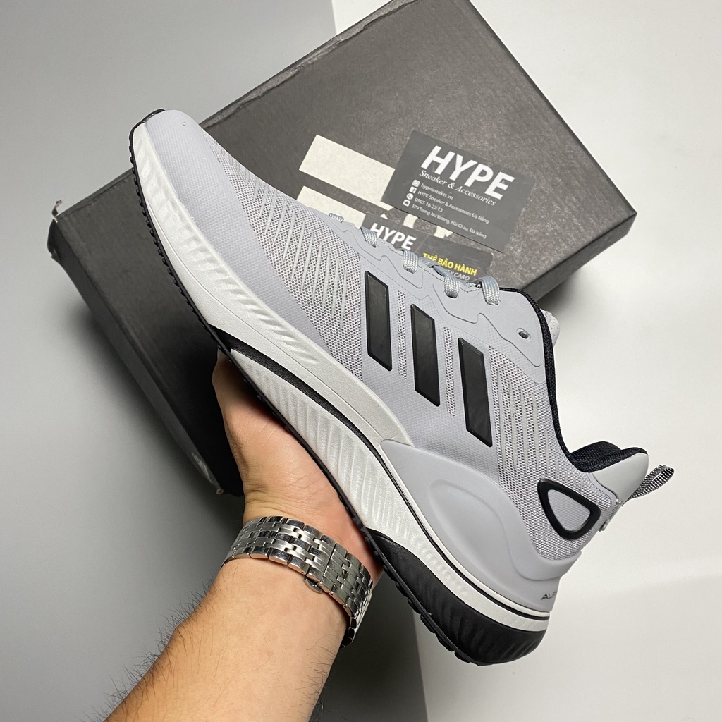 Giày Alphamagma Grey Black  - Hype Sneaker | Phiên bản 1:1 chuẩn