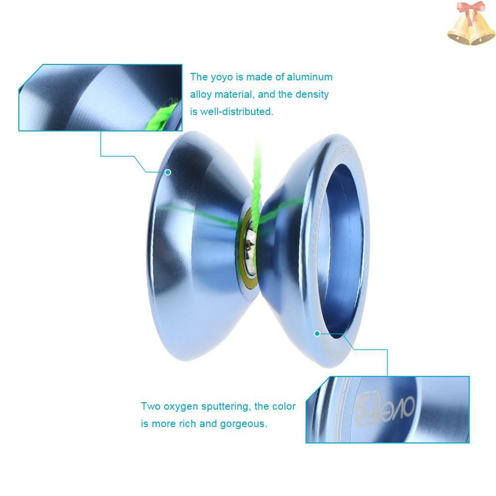 Yoyo T5 bằng hợp kim nhôm kim loại 8 bi kèm dây chuyên dụng cho trẻ