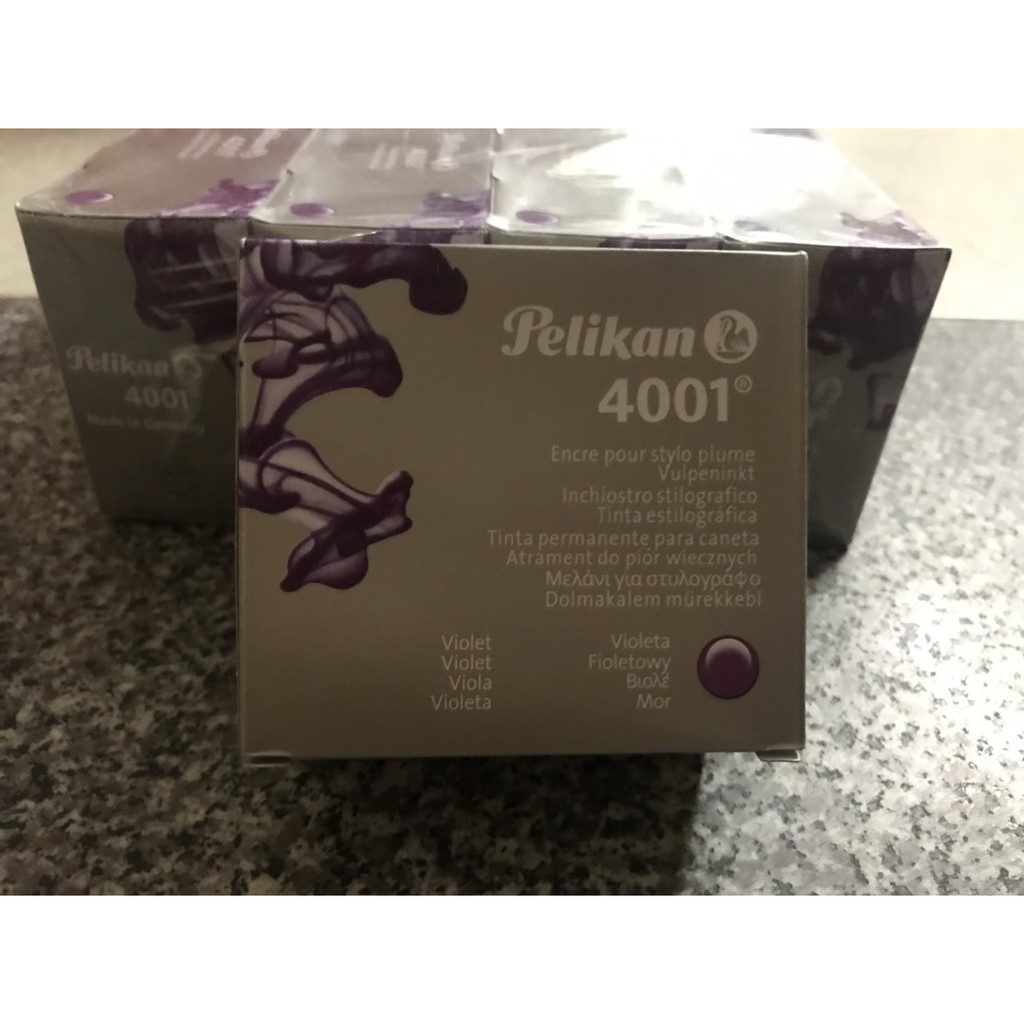 12 hộp Mực Pelikan 4001  - 62.5ml Màu tím