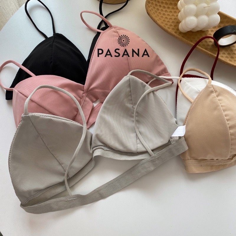 Áo bra nữ áo lót len tăm lưng nâng ngực dây nhỏ điệu đà freesize PASANA0077