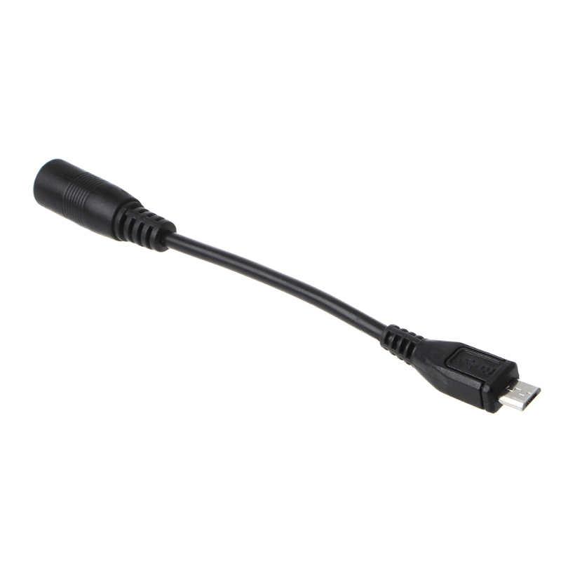 Cáp chuyển đổi cổng cắm nguồn 5.5x2.1mm DC sang đầu cắm Micro USB chống thấm nước