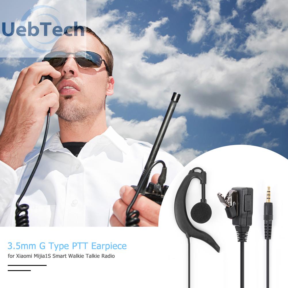 Tai nghe chữ G Uebtech 3.5mm cho bộ đàm Xiaomi Mijia1S