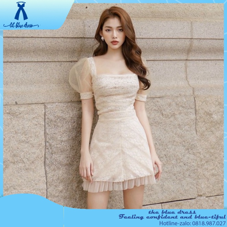 ✨QUẢNG CHÂU CAO CẤP✨ Đầm ren đi tiệc form chữ A, màu trắng da và trắng 🔥FREESHIP🔥 bigsize công chúa tiệc cưới giá rẻ đ