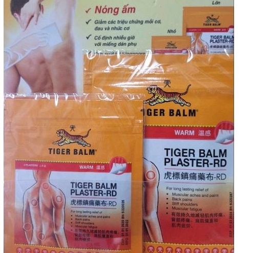 Miếng dán Tiger Balm plater : bịch 3 miếng