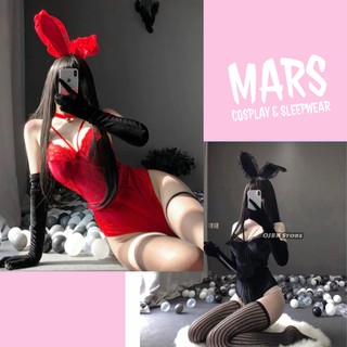 Cosplay thỏ ren bunny, cosplay thỏ sexy chất vải nhung mềm mịn phối ren cao cấp kèm phụ kiện