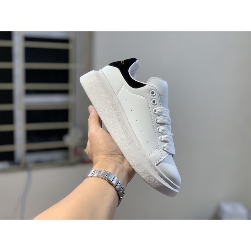 Giày thể thao/ Sneaker Mc Queen gót đen (Full box + tặng kèm tất sneaker)