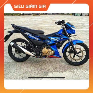 Tem rời Satria F150 xanh đen