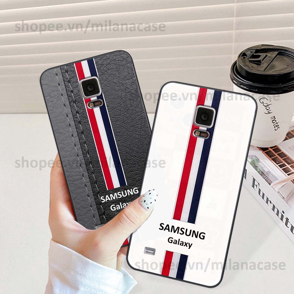 Ốp Samsung Note 4 / Note 5 in giả da phong cách thể thao, cá tính, thời trang