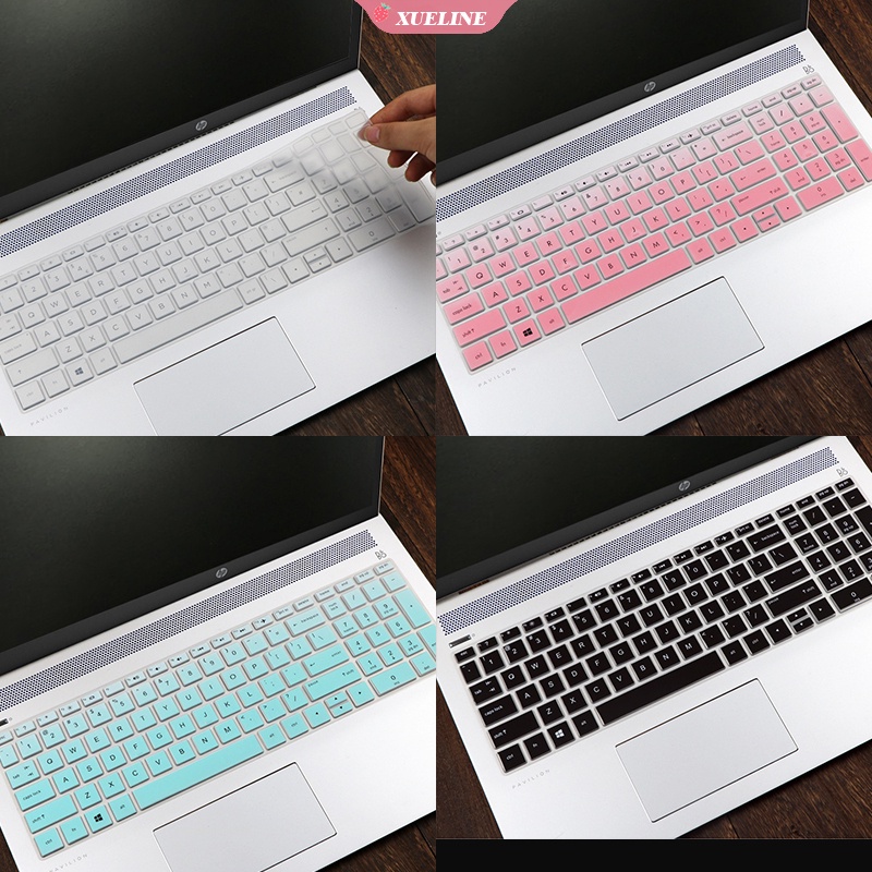 Miếng Dán Bảo Vệ Bàn Phím Bằng Silicon Mềm Chống Bụi/Thấm Nước Cho HP 15S HP Pavilion 15 15.6 Inch