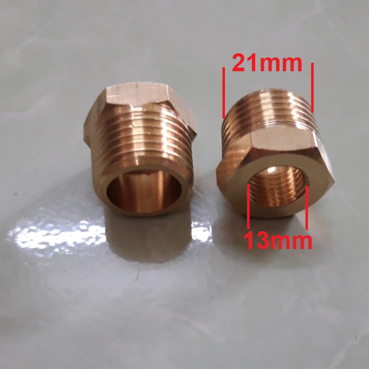 Nối ren ngoài các loại 13mm/ 17mm/ 21mm/ 22mm