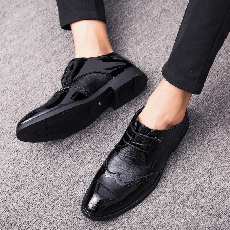 Work Leather Shoes Kl3332 Elegant Fashion For Men